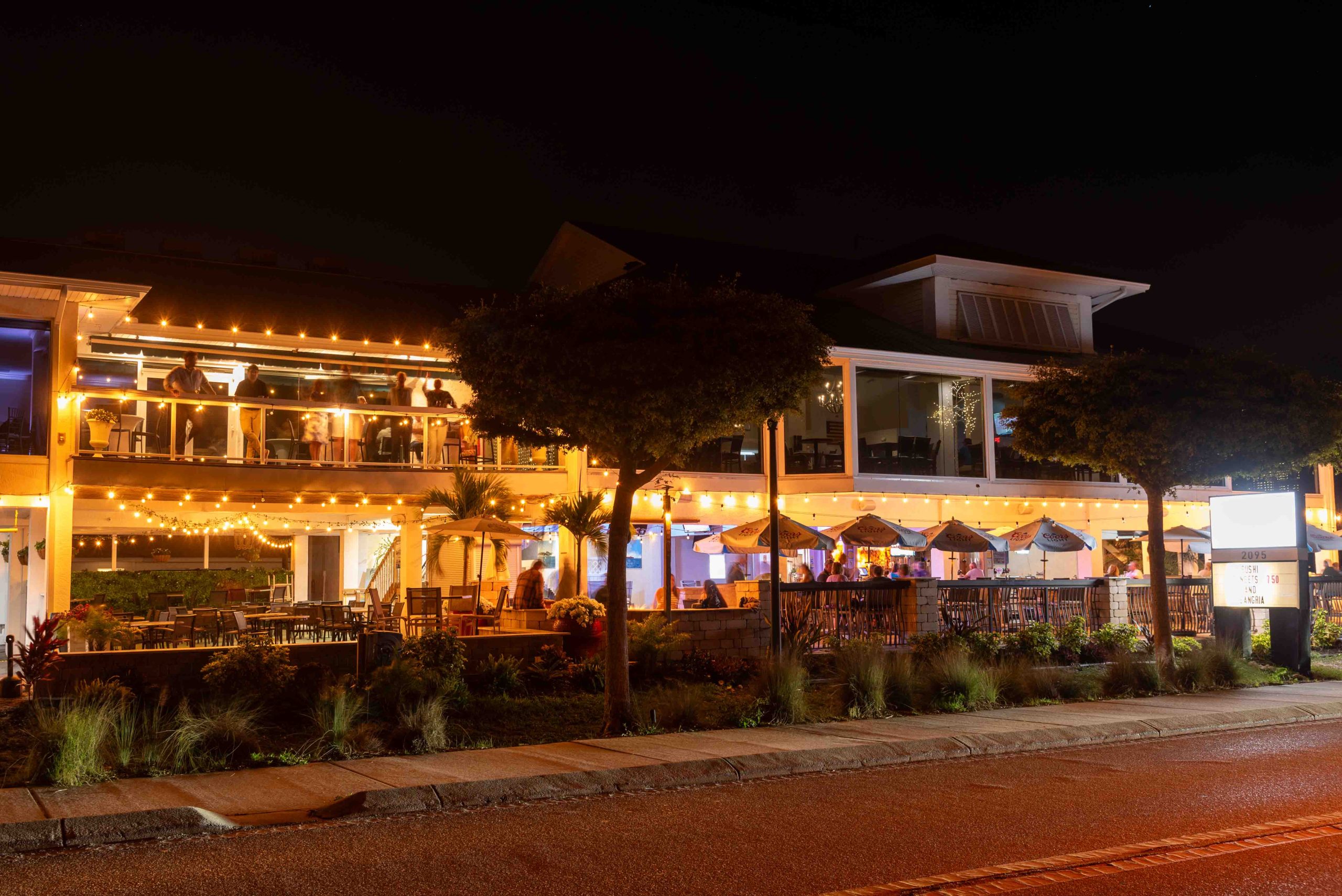 exterior photo of the front of The Waverly on Manasota Key