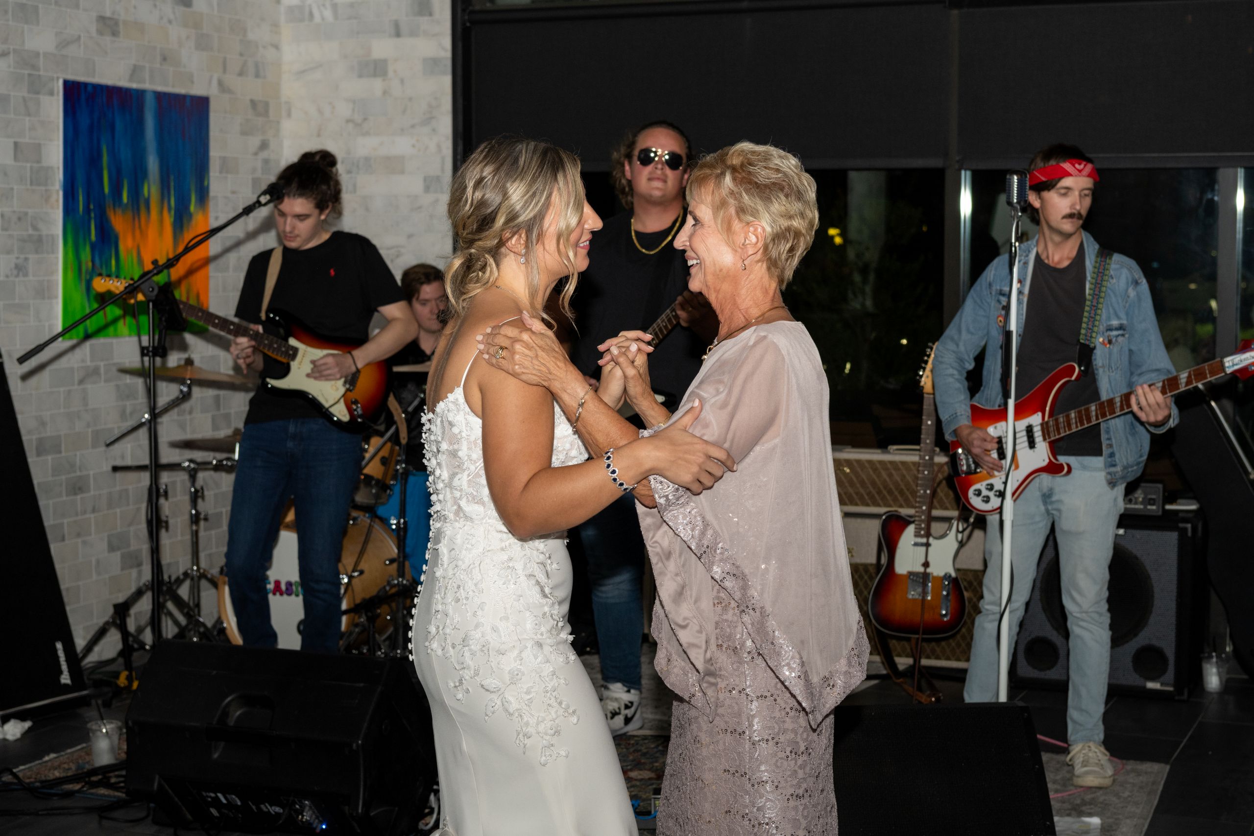 bride dances with her mother at her wedding