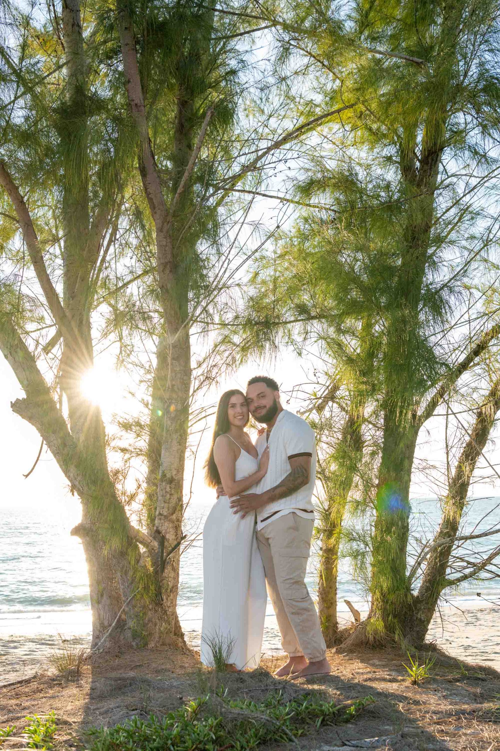 engagement session on Casey Key