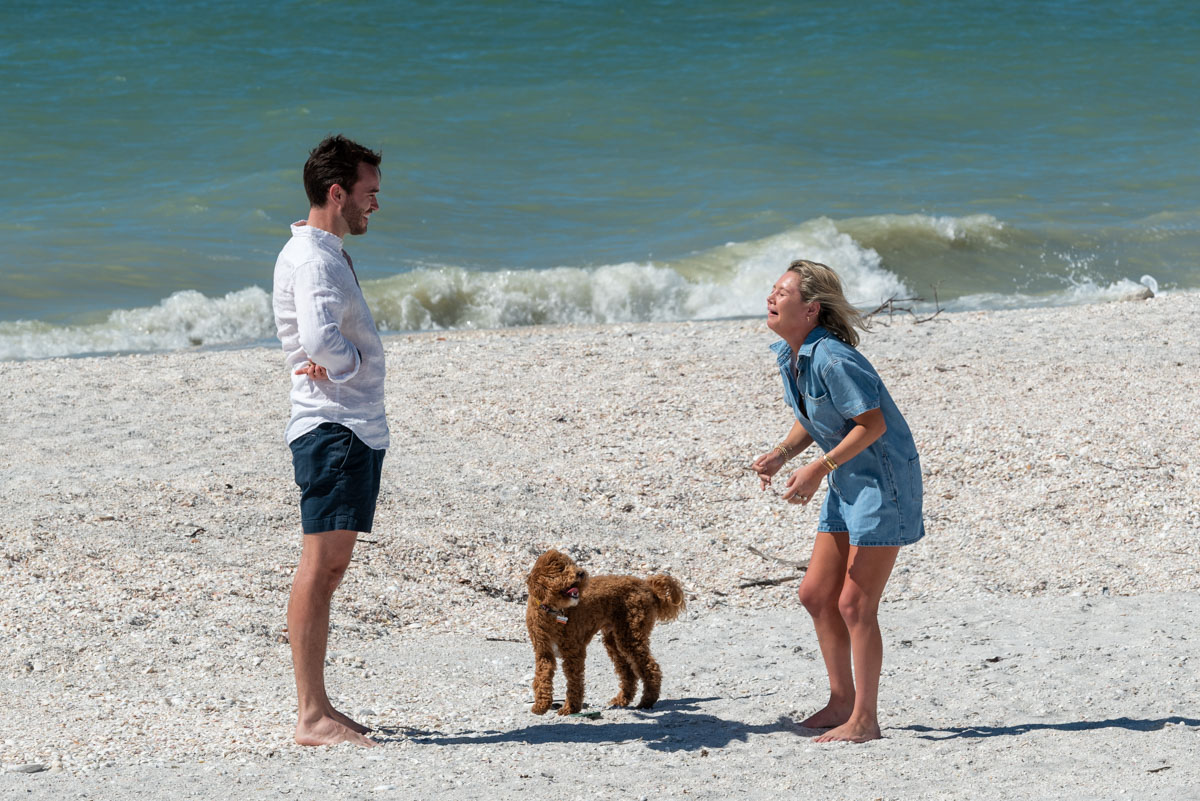 girl still in shock at the proposal