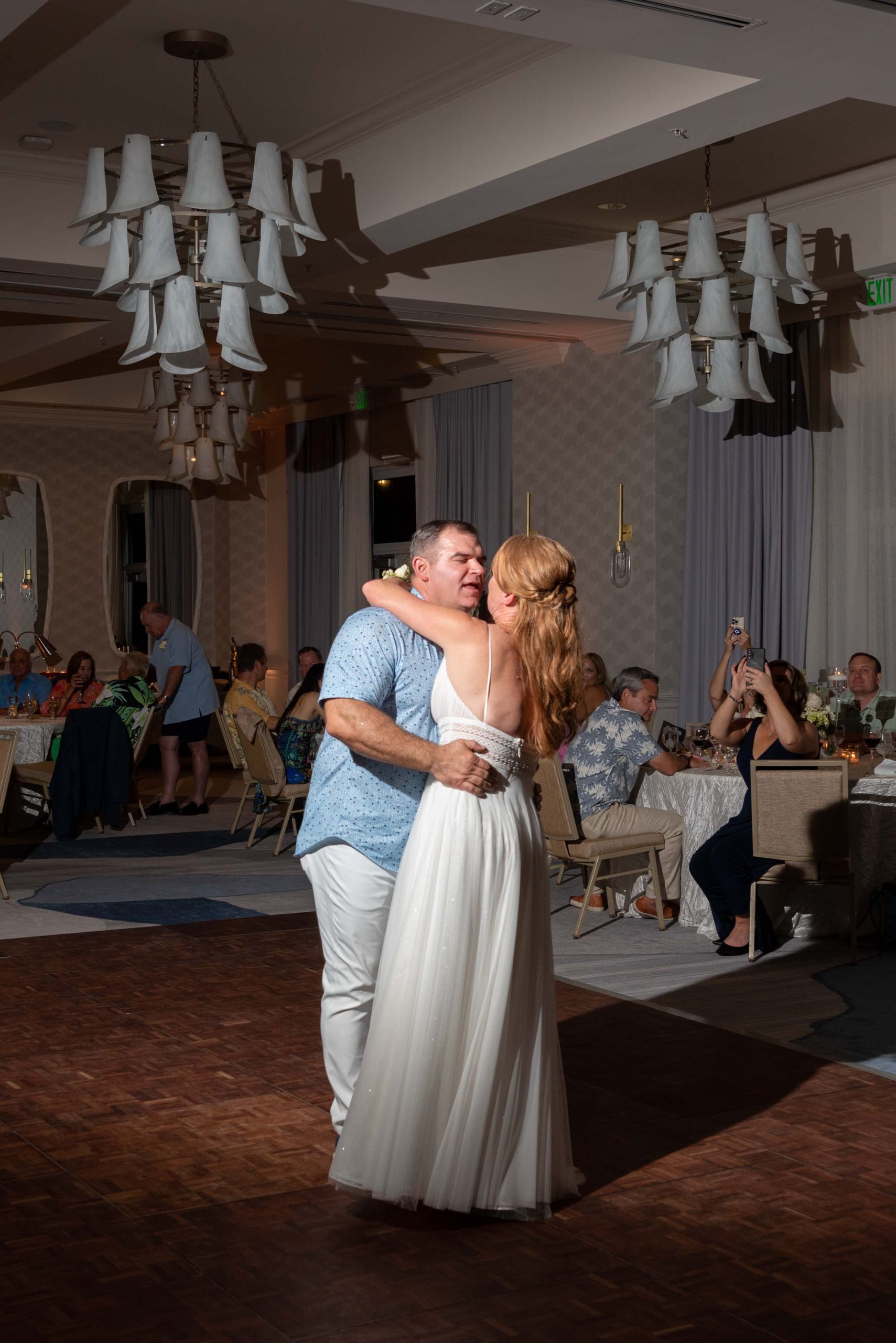 couple dance on the dance floor
