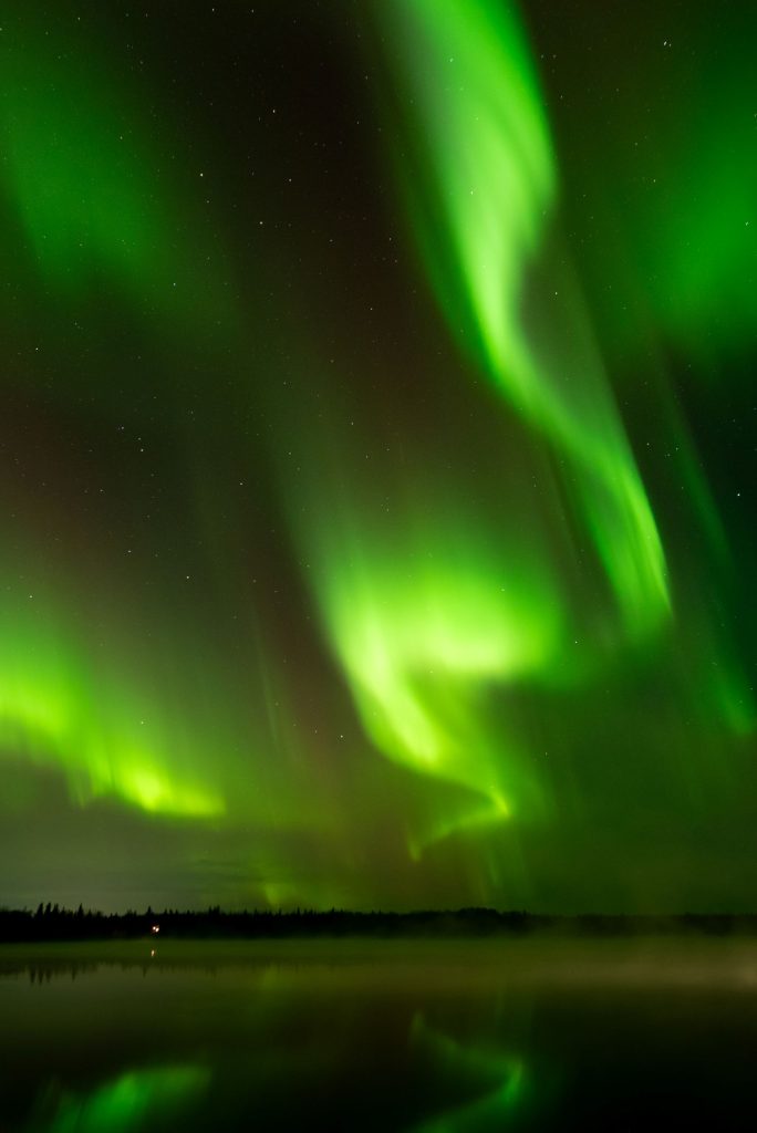 northern lights in Alaska