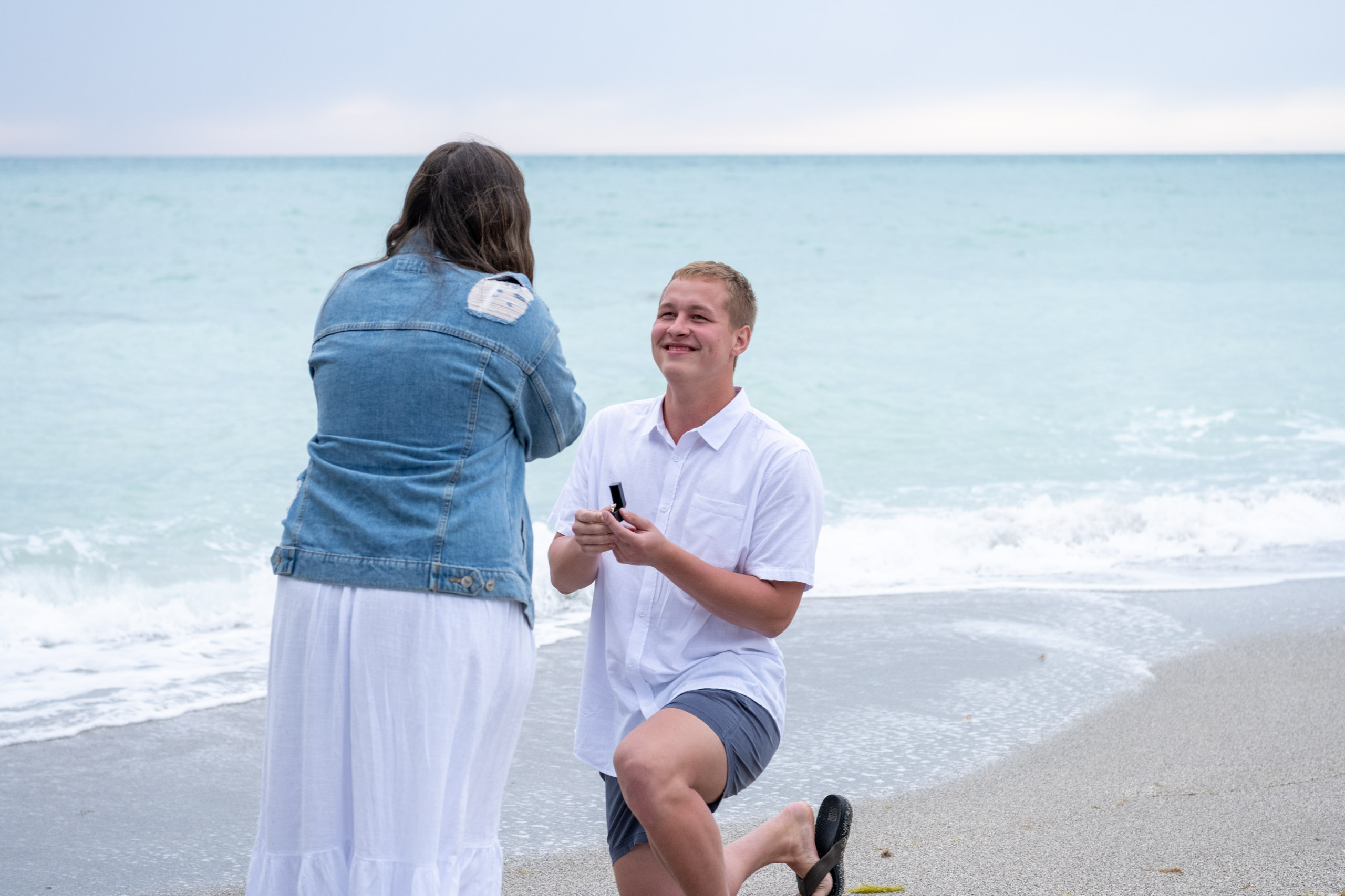 man on his knee proposing