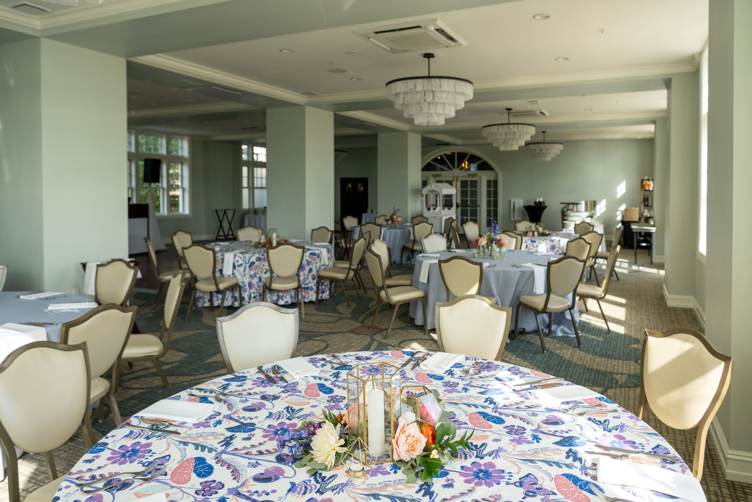 wedding reception room at Fenway Hotel Dunedin