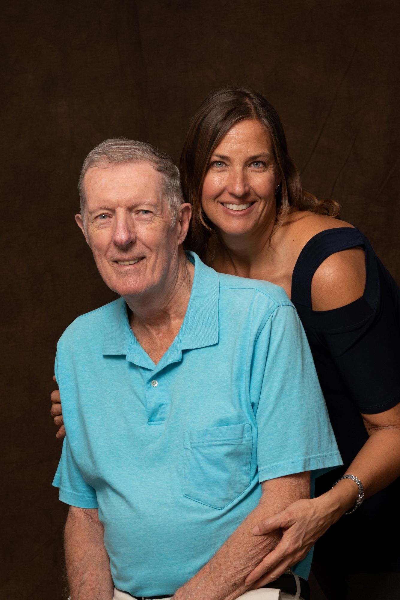 Stephanie with her father