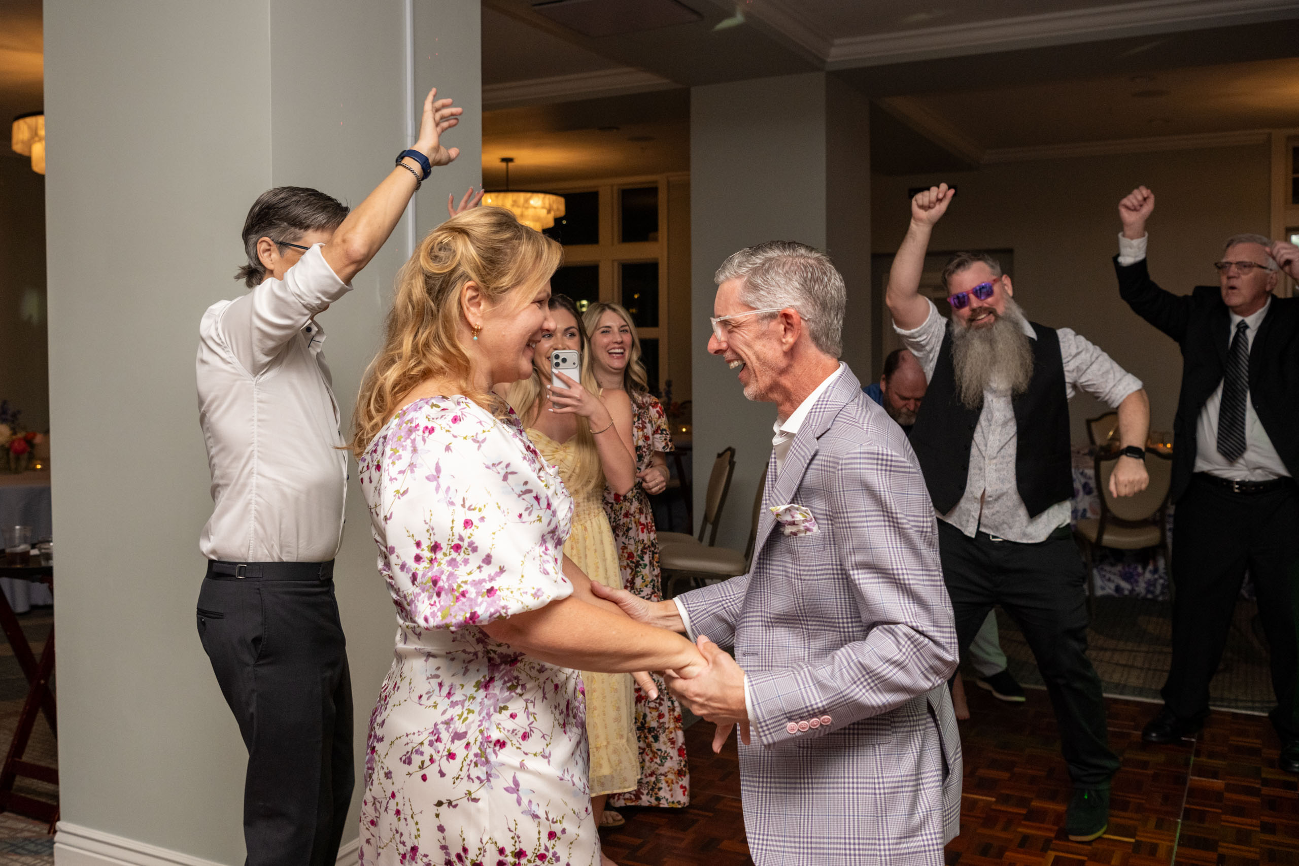 dance reception photos at the boutique Fenway Hotel Dunedin